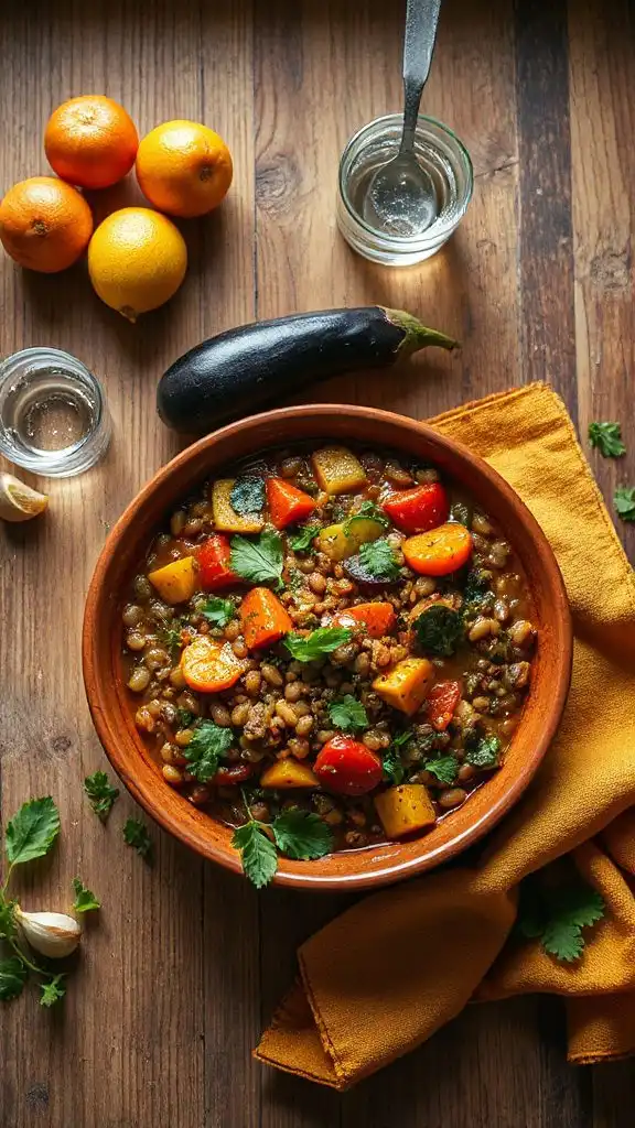 hearty lentil vegetable stew