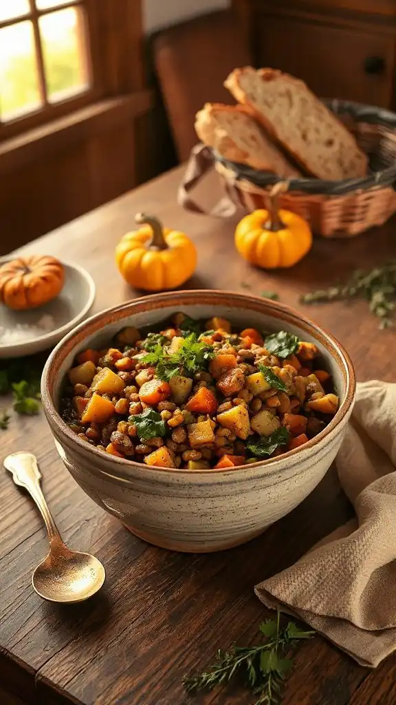 hearty lentil vegetable stew