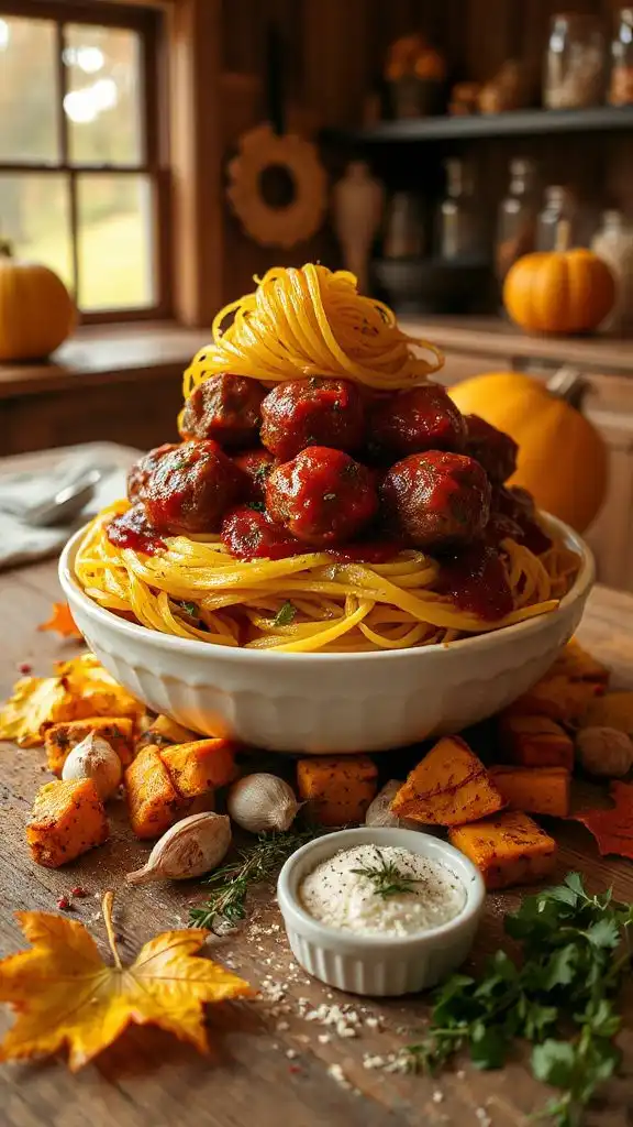 hearty meatballs with squash hearty meatballs with squash