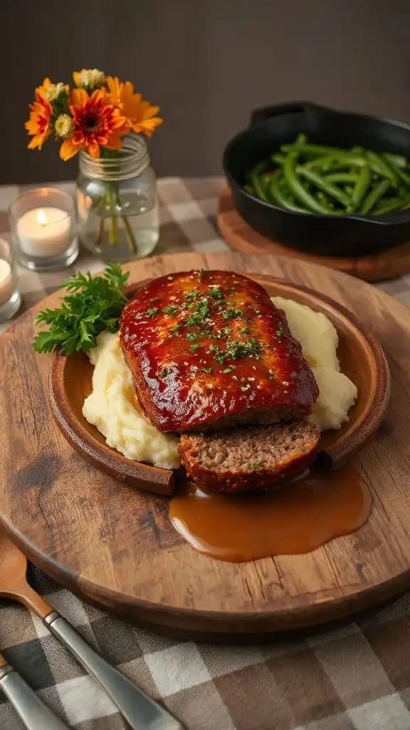 hearty meatloaf and potatoes hearty meatloaf and potatoes
