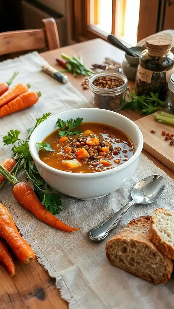 hearty nourishing lentil soup hearty nourishing lentil soup