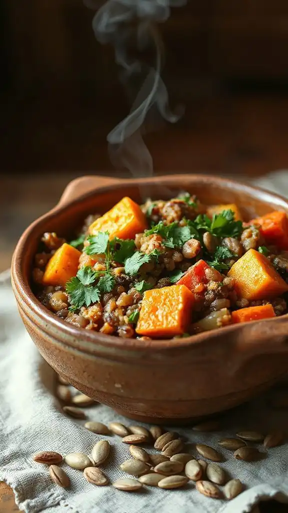hearty nourishing vegetarian stew
