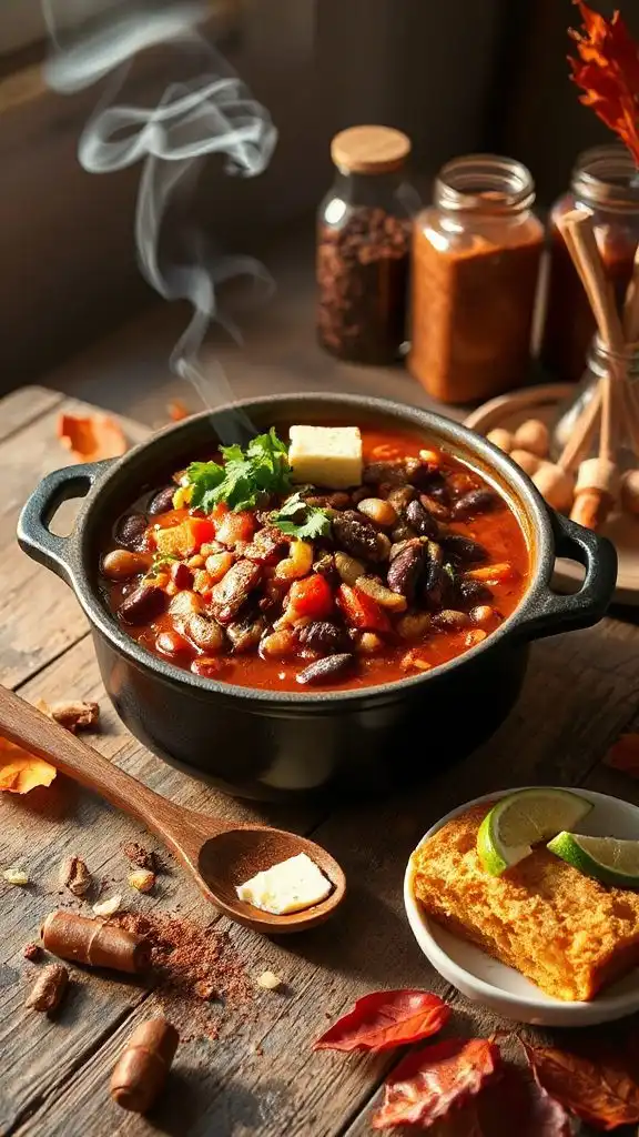 hearty nutritious customizable chili