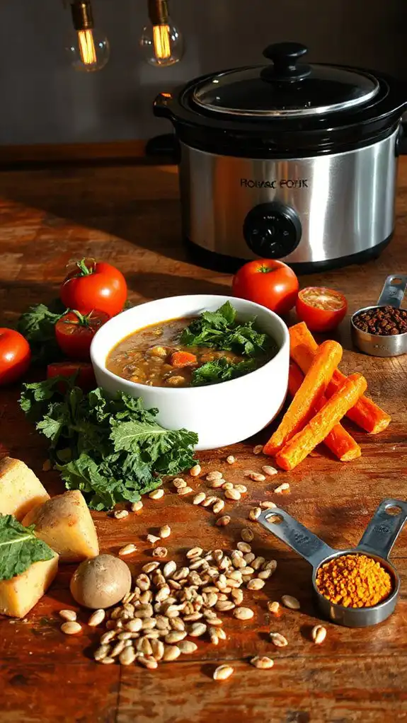 hearty nutritious vegetable soup