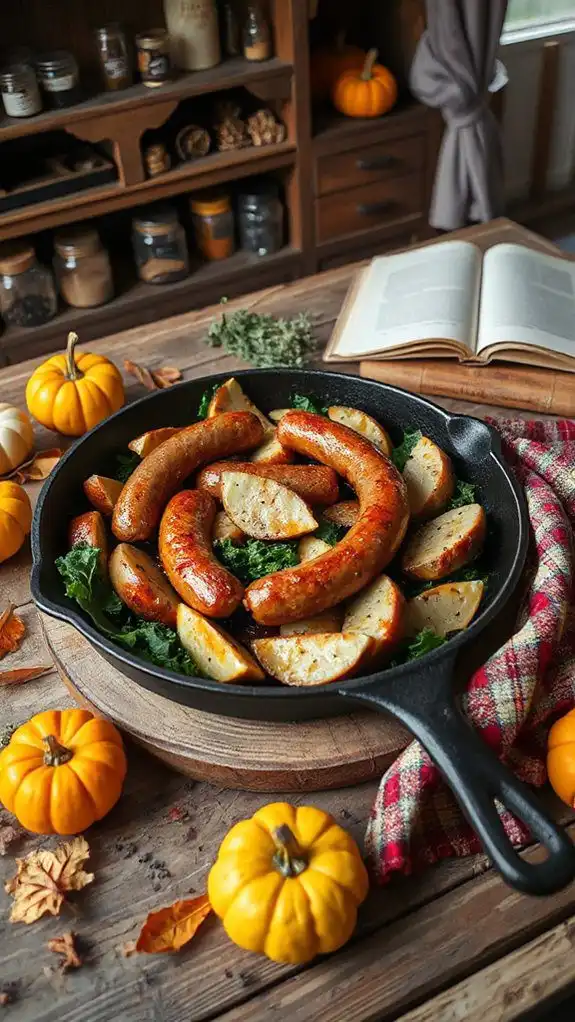 hearty one pan turnip skillet