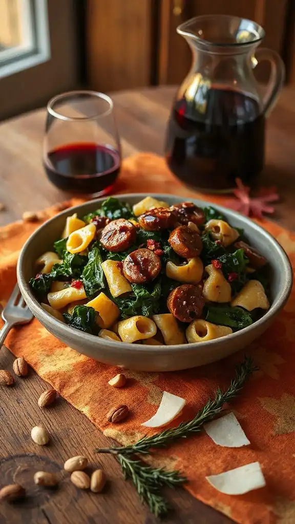 hearty pasta with sausage hearty pasta with sausage