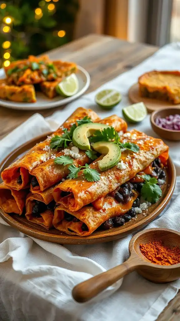 hearty plant based enchiladas recipe