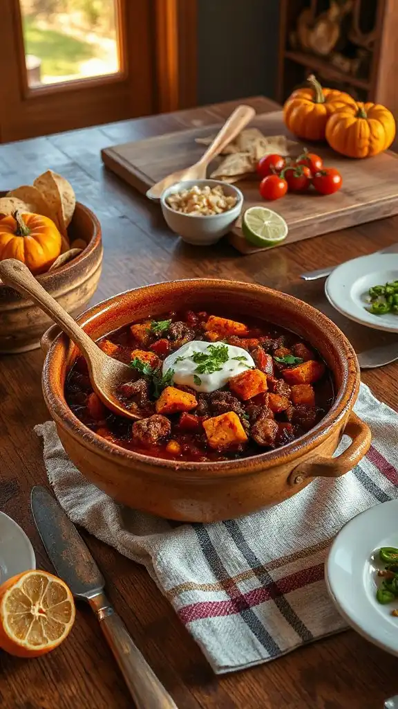 hearty pumpkin beef chili hearty pumpkin beef chili