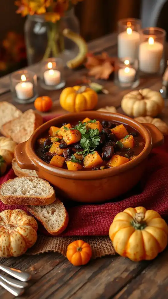 hearty pumpkin black bean chili hearty pumpkin black bean chili