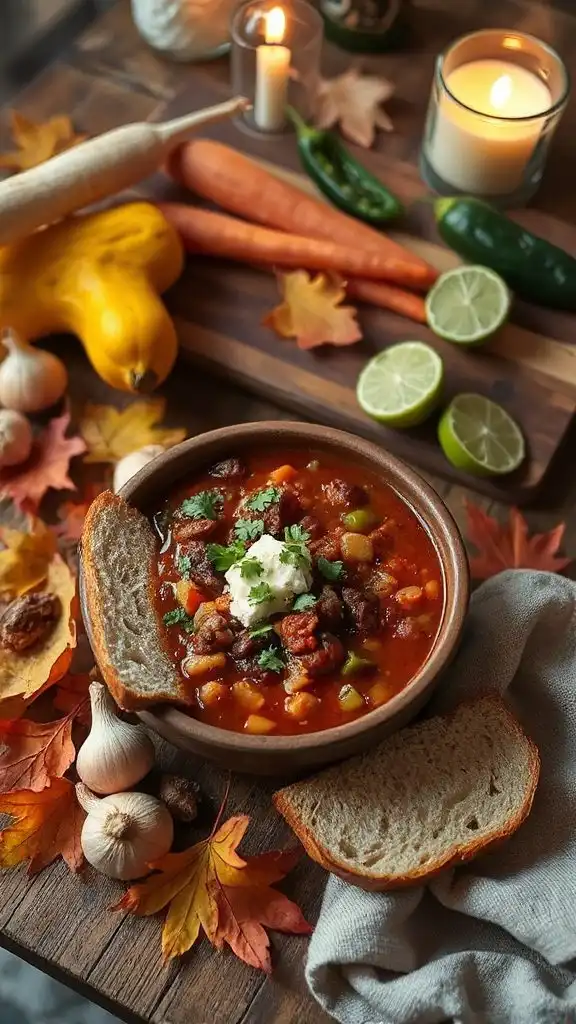 hearty pumpkin chili recipe