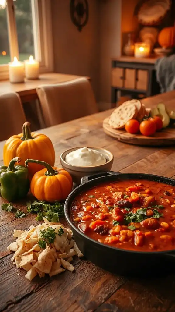 hearty pumpkin chili recipe