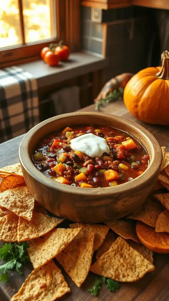 hearty pumpkin chili recipe