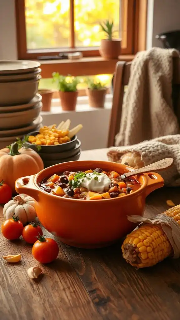 hearty pumpkin chili recipe