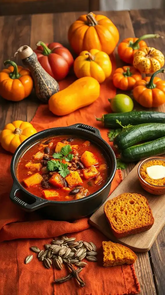 hearty pumpkin chili recipe