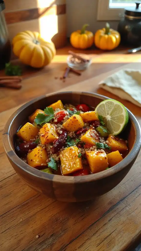 hearty pumpkin quinoa chili hearty pumpkin quinoa chili
