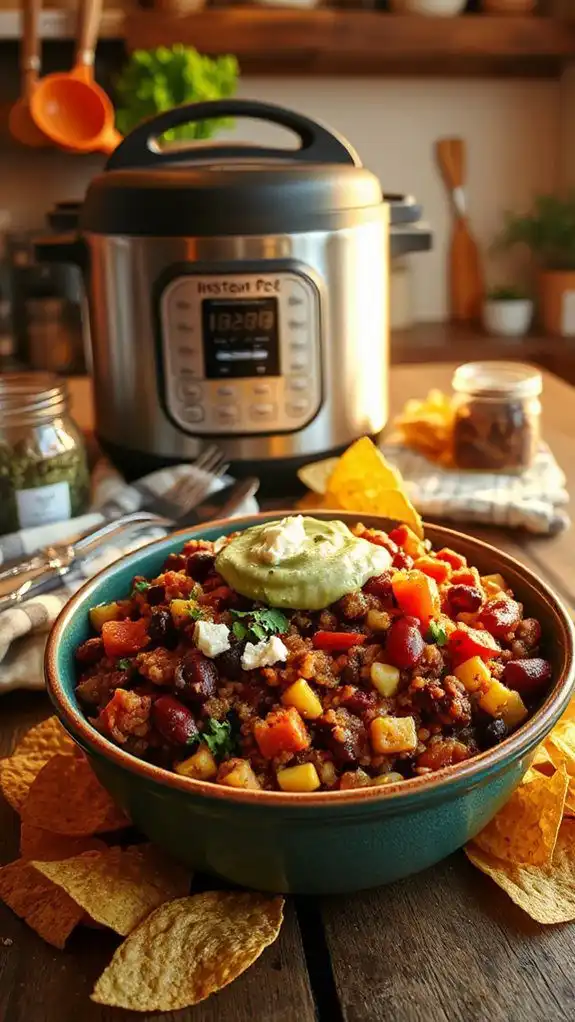 hearty quinoa vegetable chili