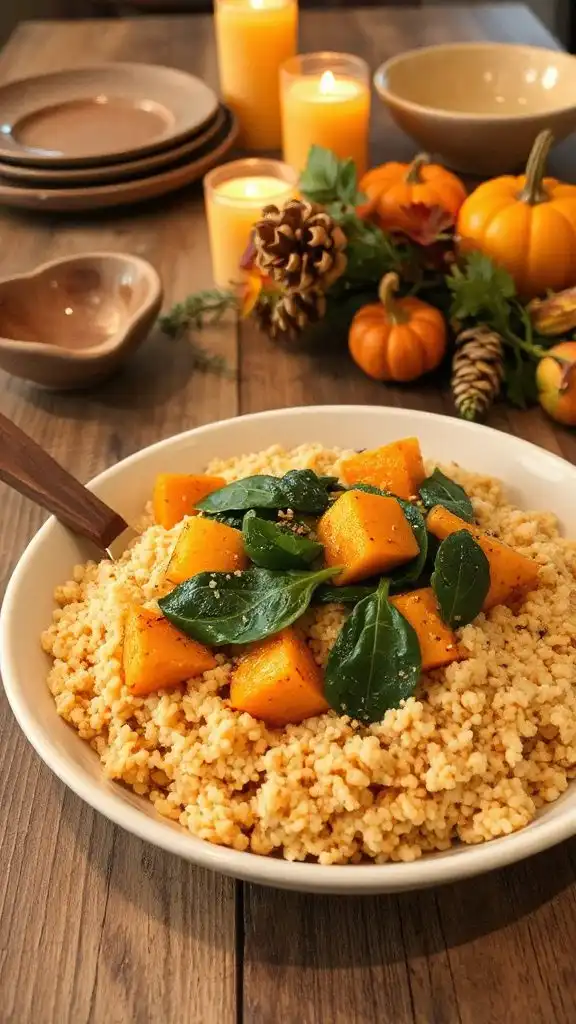 hearty roasted squash couscous