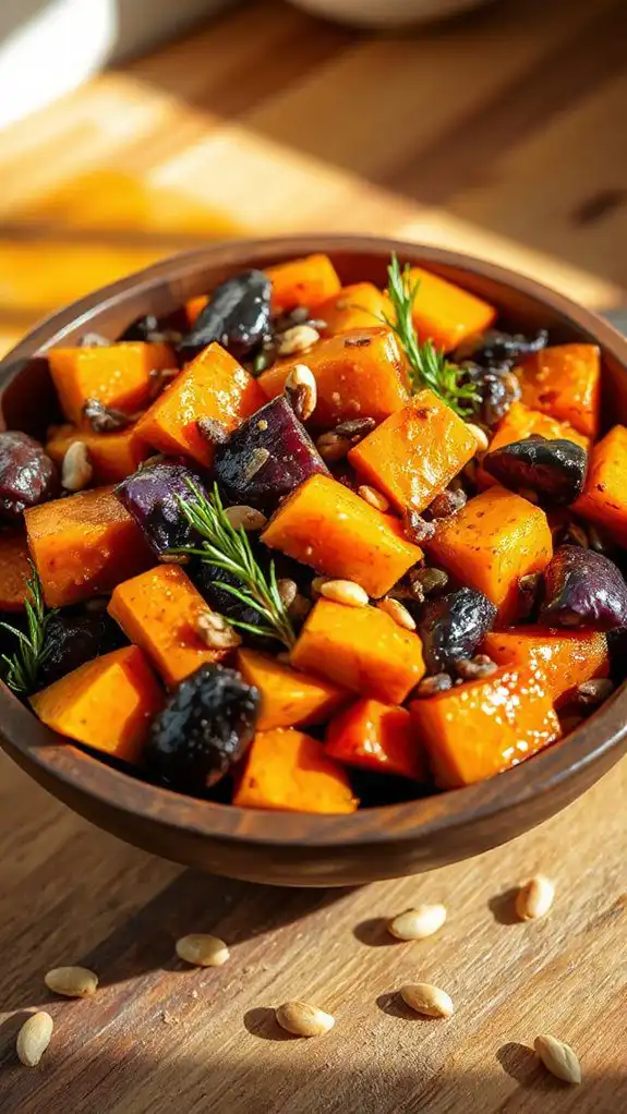 hearty roasted vegetable salad