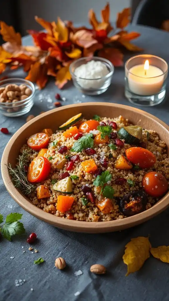 hearty roasted vegetable salad