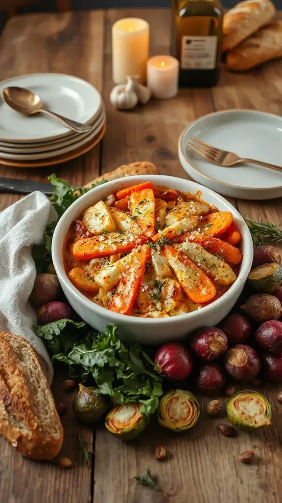 hearty root vegetable gratin