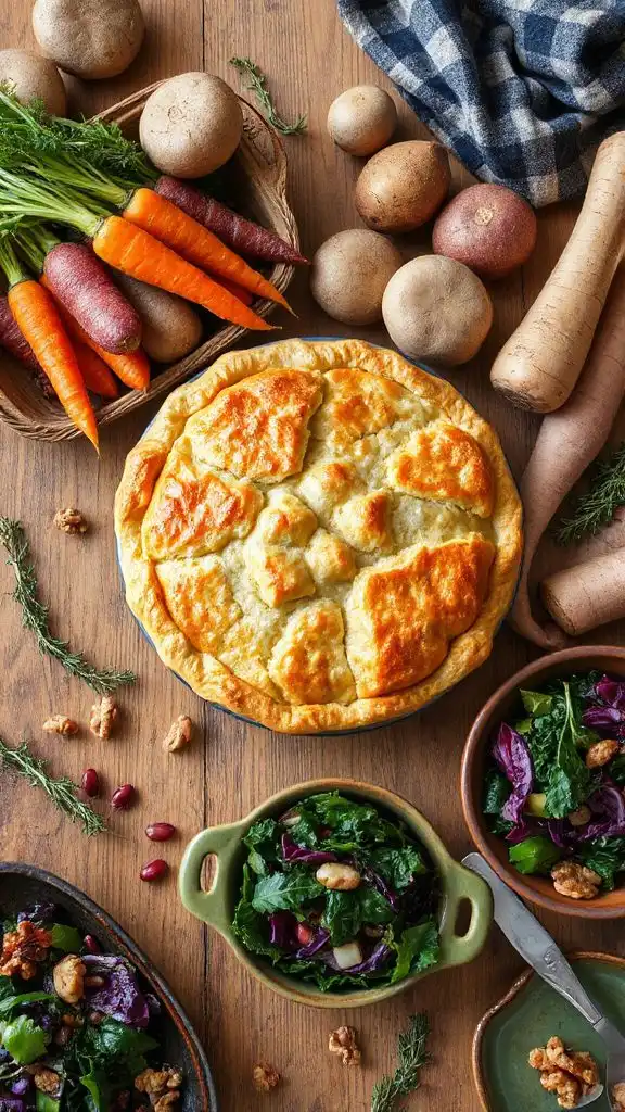 hearty root vegetable potpie