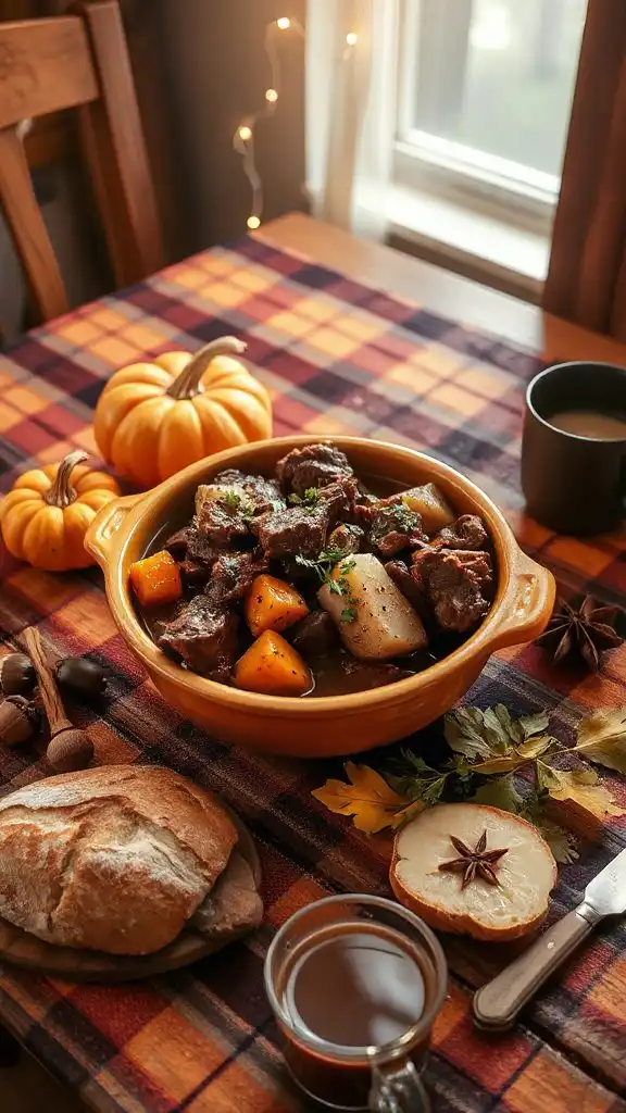 hearty slow cooked beef stew