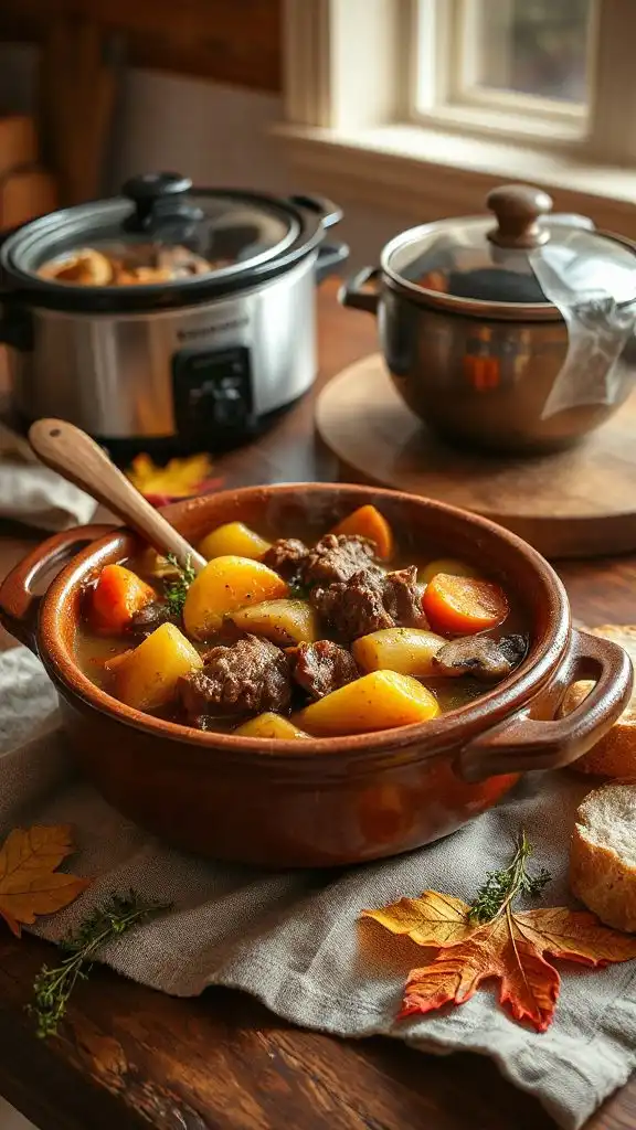hearty slow cooked beef stew