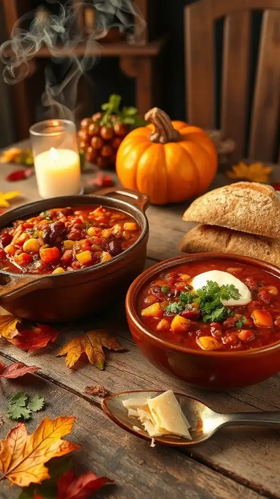 hearty slow cooked chili recipe