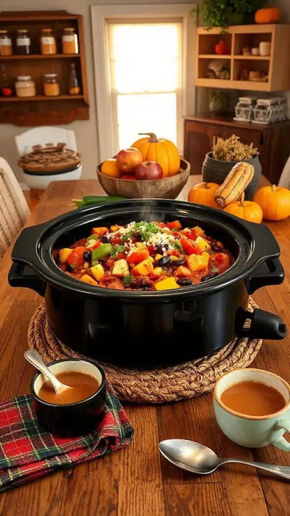 hearty slow cooker chili