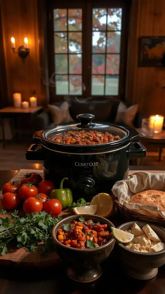 hearty slow cooker chili