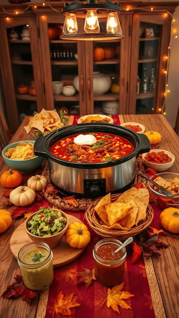 hearty slow cooker chili