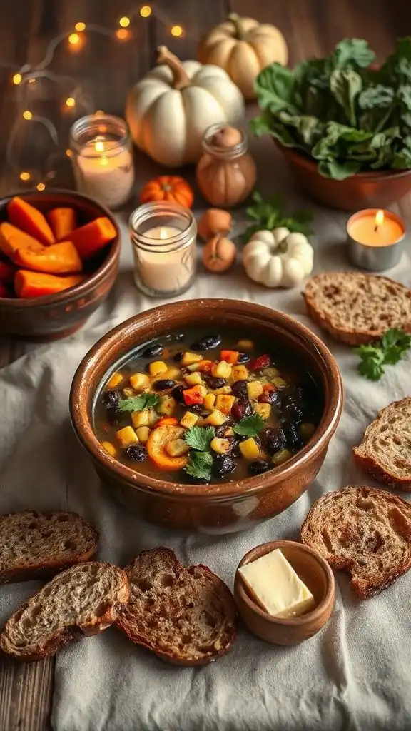 hearty smoky bean soup