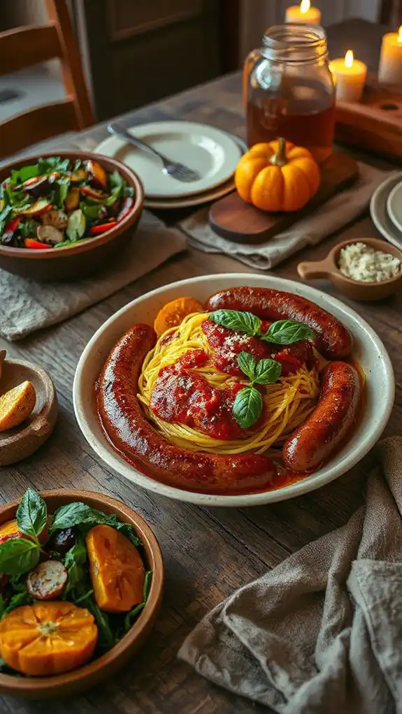 hearty spaghetti squash dish