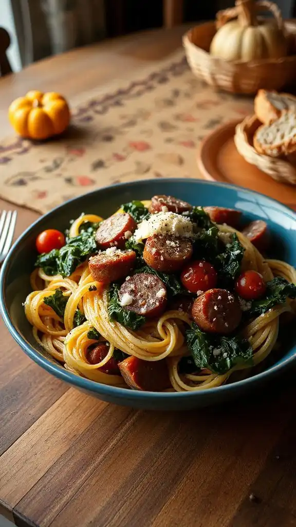 hearty spaghetti with sausage hearty spaghetti with sausage