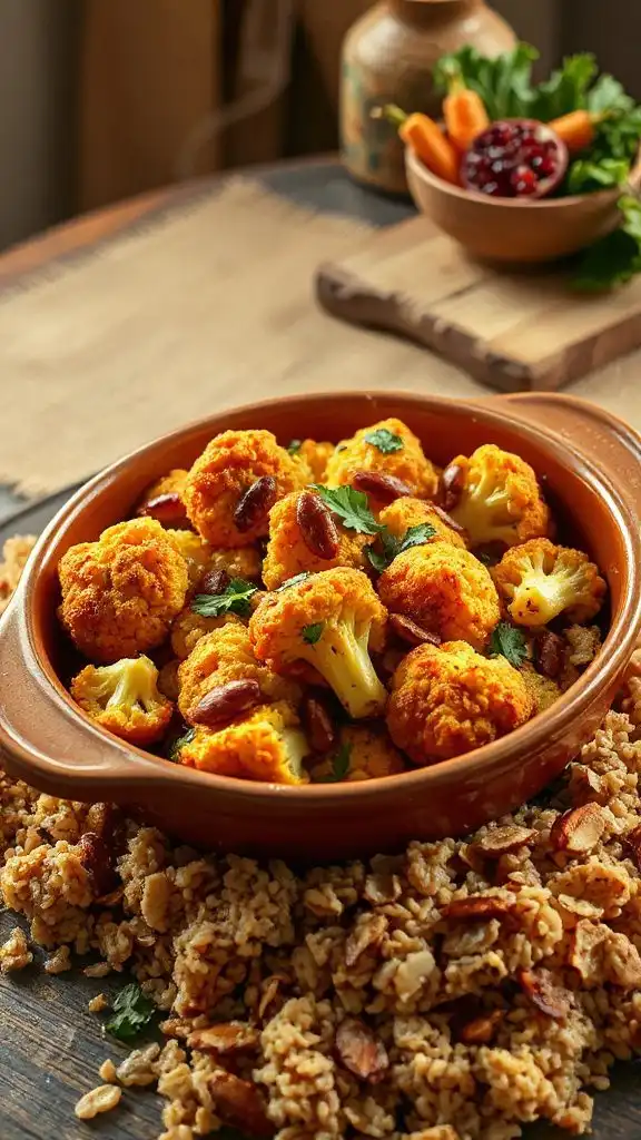 hearty spiced cauliflower casserole hearty spiced cauliflower casserole