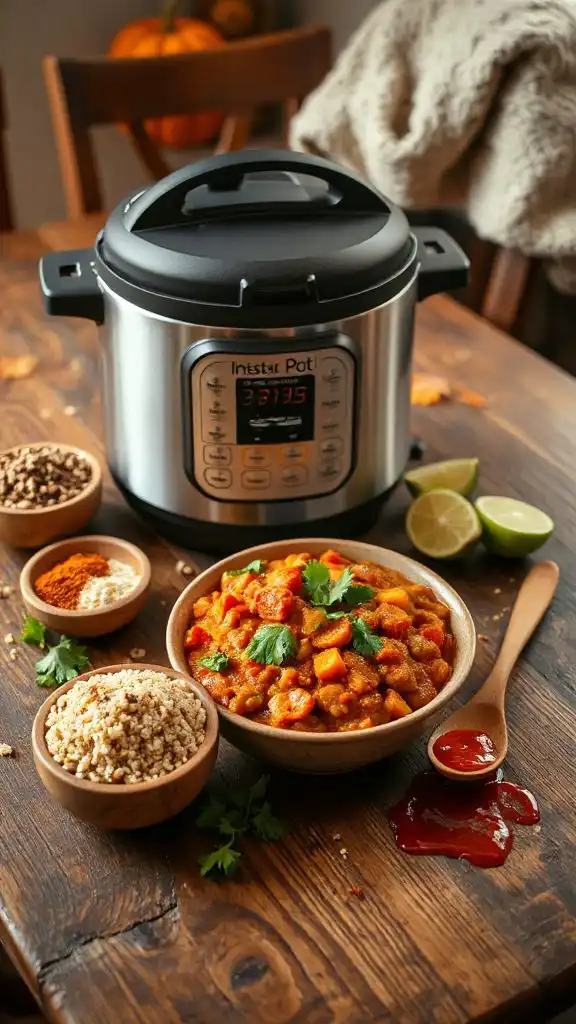 hearty spiced lentil curry