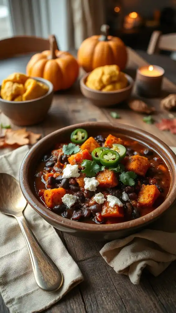 hearty spicy bean chili