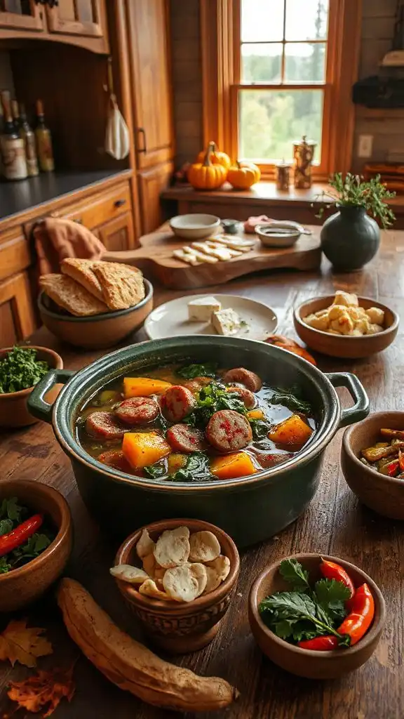 hearty spicy sausage soup hearty spicy sausage soup
