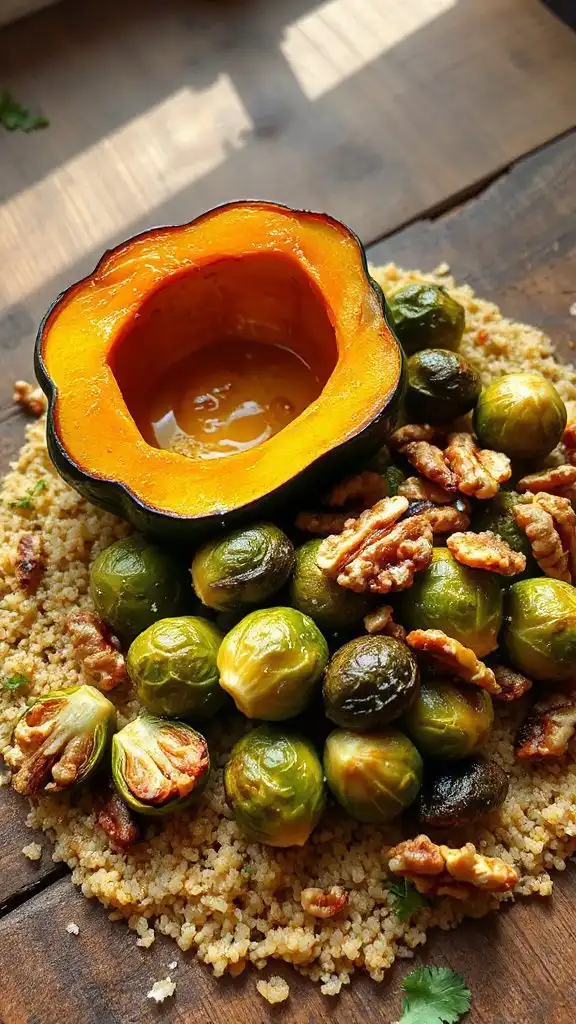 hearty squash and quinoa dish