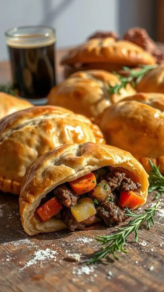 hearty steak and ale pasty
