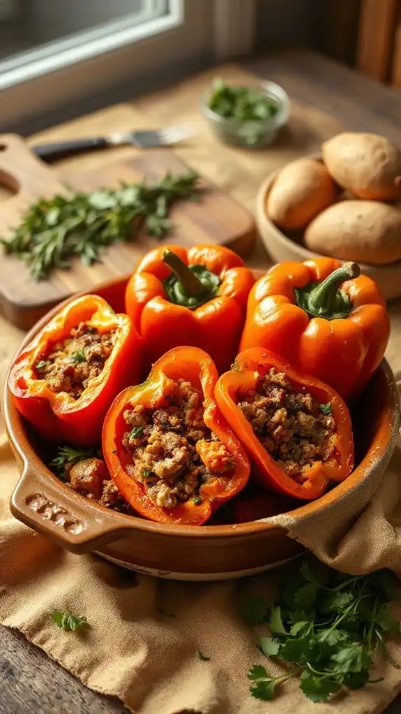 hearty stuffed bell peppers hearty stuffed bell peppers