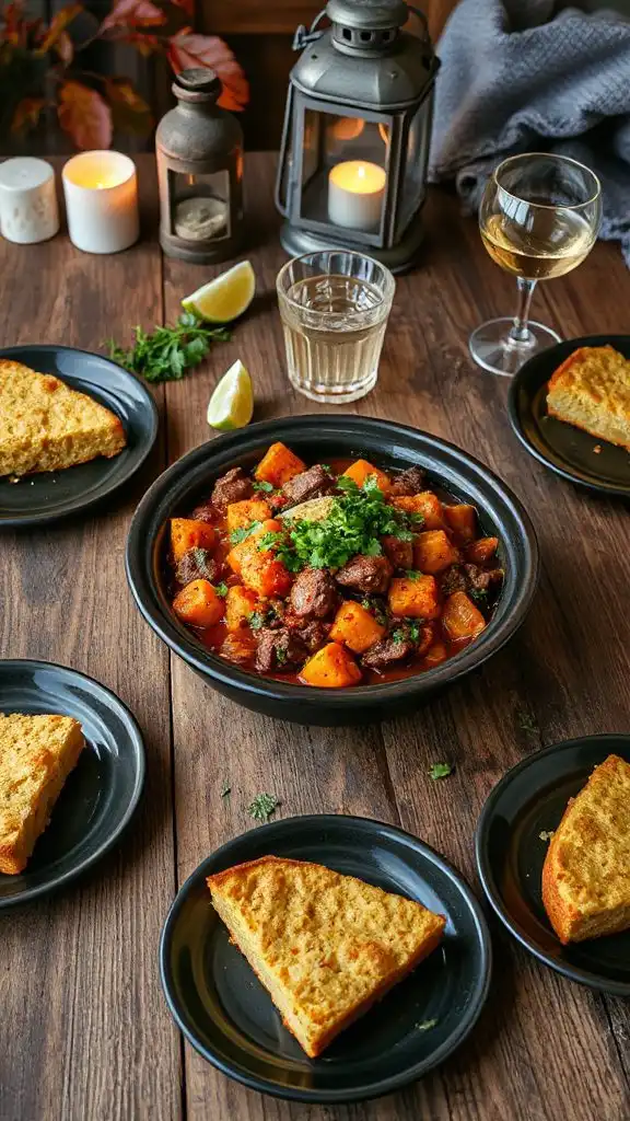 hearty sweet potato chili