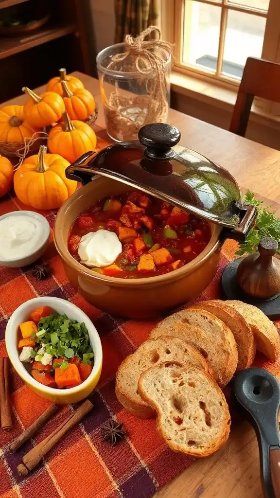 hearty sweet potato chili