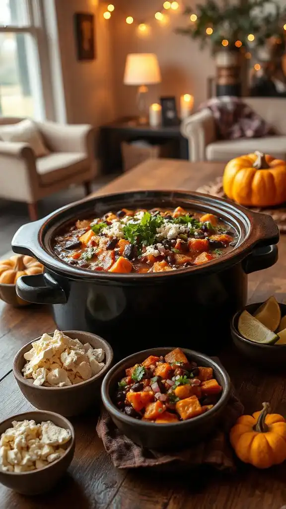 hearty sweet potato chili