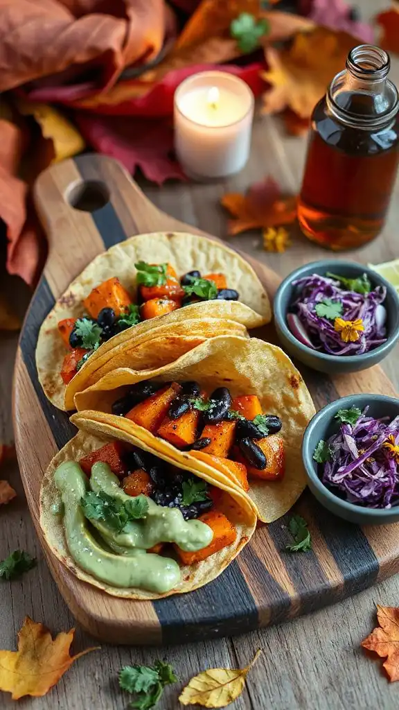 hearty sweet potato tacos