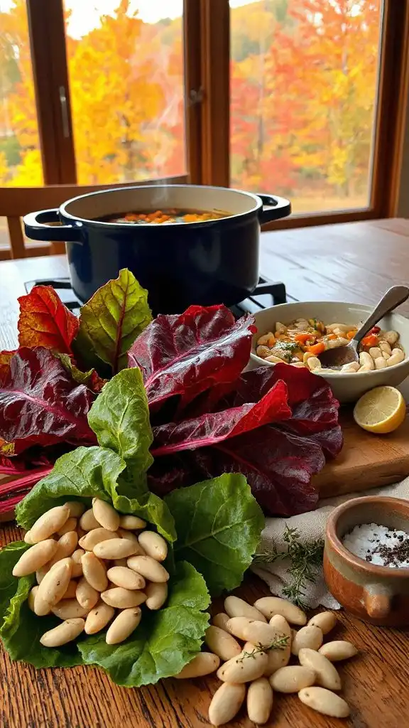 hearty swiss chard soup