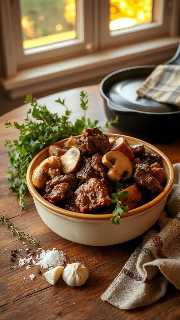 hearty thyme scented beef stew hearty thyme scented beef stew