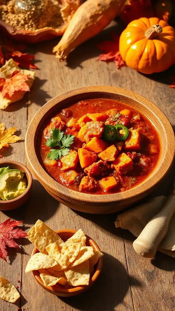 hearty turkey sweet potato chili