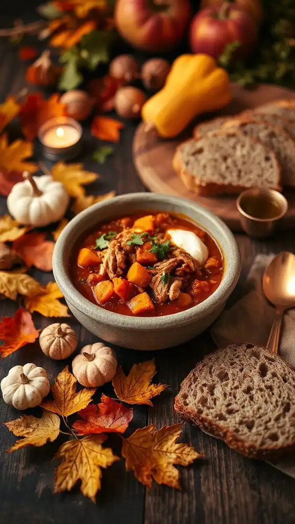 hearty turkey sweet potato chili