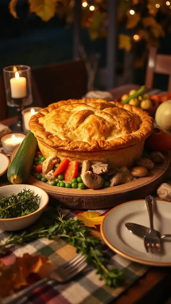 hearty turkey vegetable potpie